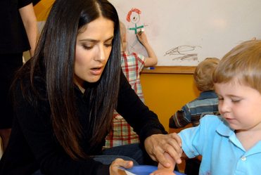 Salma Hayek jest super-mam�!