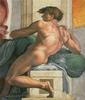 Michelangelo
Ignudo 
Fresk, Kaplica Syksty�ska, Watykan
1508 - 1512