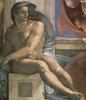 Michelangelo
Ignudo 
Fresk, Kaplica Syksty�ska, Watykan
1508 - 1512