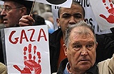 Protesty przeciwko atakom Izraela