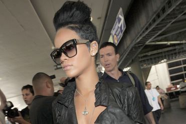 Rihanna z Brownem na meczu