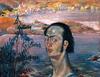 Autoportret z rafaelick� szyj�  (c. 1921)
olej na p��tnie, 40.5 x 53.0 cm
Fundaci� Gala-Salvador Dal�, Figueres Dal� Bequest 
© Salvador Dal�, Fundaci� Gala-Salvador Dal�, VISCOPY, 2009 
Courtesy of National Gallery of Victoria 
Dzie�o jest prezentowane podczas wystawy: Salvador Dal�: Liquid Desire 
