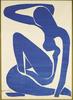 Nu bleu 1, 1952
Paper cut-out with gouache on paper on canvas, 106 x 78 cm
All Photographs © Fondation Beyeler
Courtesy of The Fondation Beyeler 
Obraz jest prezentowane podczas wystawy dzie� z Kolekcji Beyeler
