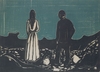  
Two People. The Lonely Ones, 1899
Colour woodcut, printed from one block sawn into three
sections on laid Japan paper
St�del Museum, Frankfurt am Main
Photo: Ursula Edelmann
© The Munch Museum / The Munch Ellingsen Group / VG Bild-Kunst 2009
Courtesy of The St�del Museum, Frankfurt
