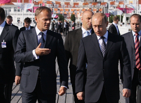 Tusk zabrał Putina na spacer po molo