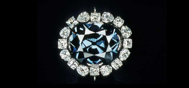 S�ynny diament Hope na wystawie