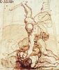 David i Goliat
bister; 80 x 70 mm
Kupferstichkabinett der Akademie der bildenden K�nste Wien;
© Kupferstichkabinett der Akademie der bildenden K�nste Wien

Exposed in the Historical Library of the LIECHTENSTEIN MUSEUM
An exhibition at the Sigmund Freud Museum and the LIECHTENSTEIN MUSEUM mounted in cooperation with The Graphic Collection of the Academy of Fine Arts Vienna
Courtesy of The Three

Dzie�o jest prezentowane podczas wystawy: Eros & Thanatos – Drives, Images, Interpretations

