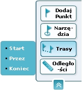 Jeden ze sposobów wyznaczania 

trasy.