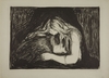  
Vampire II,1895/1902
Lithographic crayon and ink, scraper, printed on grey card
St�del Museum, Frankfurt am Main
Photo: Peter McClennan
© The Munch Museum / The Munch Ellingsen Group / VG
Bild-Kunst, Bonn 2009
Courtesy of The St�del Museum, Frankfurt
Dzie�o jest prezentowane podczas wystawy: Prints from the St�del Museum
