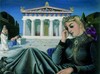 jeune fille devant un temple, 1949
Huile sur toile, 96,8 x 129,9 cm
Athènes, collection particulière
©Paul Delvaux Foundation, Saint-Idesbald, Belgium,
Courtesy of The Royal Museums of the Fine Arts of Belgium
Dzie�o jest prezentowane podczas wystawy: DELVAUX AND ANTIQUITY
