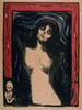 Madonna, 1895
Lithographie mit Fettkreide und Tusche auf Papier, 60,5 x 44 cm
Munch-museet, Oslo
© The Munch Museum/The Munch Ellingsen Group/VBK, Wien 2009  
Courtesy of Leopold Museum, Wien
Dzie�o jest prezentowane podczas wystawy: Edvard Munch and the Uncanny

