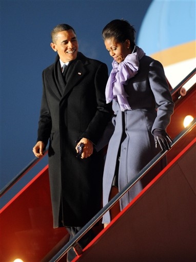 Zobacz jak Obama odbiera Nobla