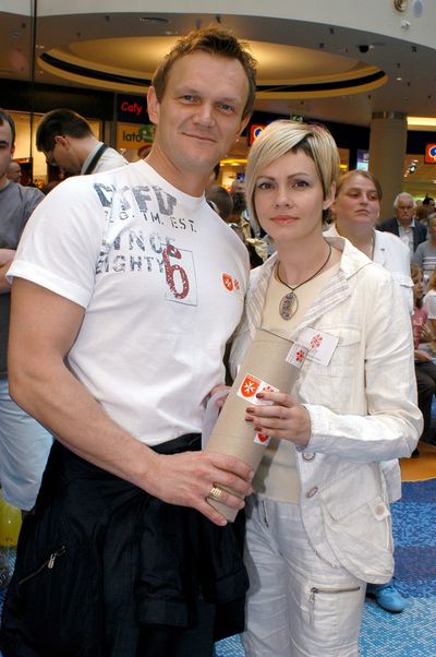Cezary Pazura, Weronika Marczuk