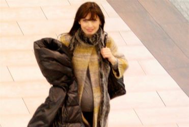Dygant nie mo�e ju� ukrywa� ci��y - FOTO