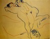 Ruhendes Paar, 1907/08
Rot- und Blaustift
Br�cke-Museum Berlin
© Dr. Wolfgang Henze, Ingeborg Henze Ketterer
