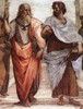 Szko�a Ate�ska [szczeg�: Arystoteles i Platon)
Fresco, 1509
Stanza della Segnatura, Palazzi Pontifici, Vatican
