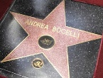 Andrea Bocellli w Alei Gwiazd