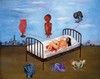 Henry Ford Hospital, 1932
Oil on metal, 32.5 x 40.2 cm
Collection Museo Dolores Olmedo Patiño, Mexico City
© 2007 Banco de M�xico Diego Rivera & Frida Kahlo Museums Trust
