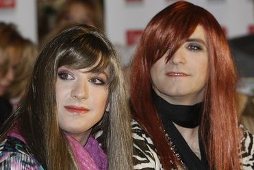 Rock i Dowbor przebrani za kobiety - FOTO