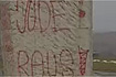 "Jude Raus" na pomniku Holokaustu - zobacz film