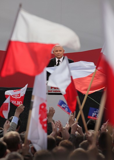 "Go Jarek, go!", czyli konwencja PiS dla powodzian - zdj�cia