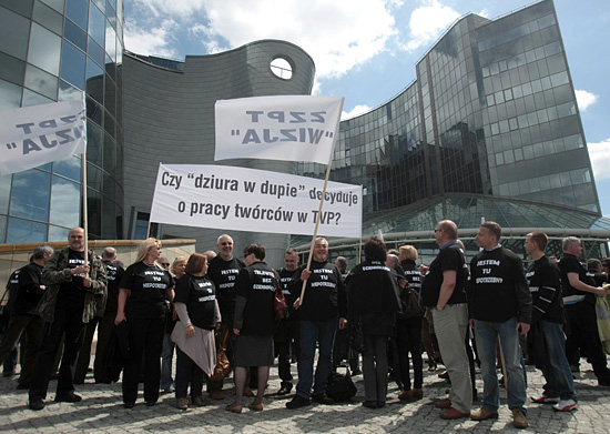 "Dziura w d... decyduje?" - ostry protest w Warszawie
