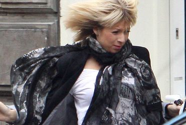 Kasia Cerekwicka zmaga si� z pogod�