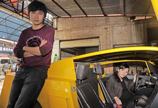 25-letni Chi�czyk zbudowa� "prawie-lamborghini" - zdj�cia