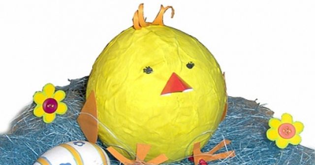 Kurczak papier-mache