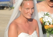 Kaja �r�dka w sukni �lubnej FOTO