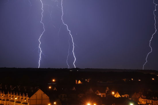 Przera�aj�ce burze nad Polsk� - zdj�cia