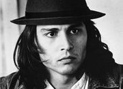 Johnny Depp na starej fotografii