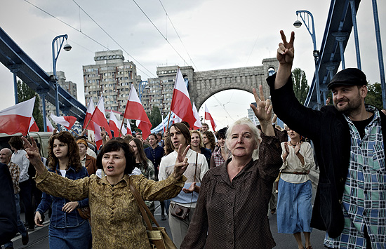 "Solidarno��" blokuje most? Film kr�c�