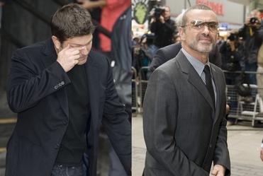 George Michael skazany, jego ch�opak tonie we �zach