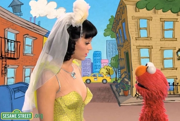 Katy Perry zbyt wyzywaj�ca na "Ulic� Sezamkow�"? WIDEO
