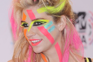 Ke$ha wymazana na twarzy FOTO