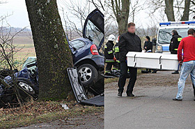 Koszmarny wypadek: matka zgin�a, dzieci walcz� o �ycie