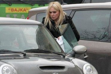 Parkingowa wpadka Olejnik FOTO