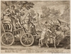 Autor:	Collaert Adrian (1560-1618)
Data powstania:	1575
Opis: 	
Miedzioryt; wym.: 206 x 295 mm; sygn. p�. d.: Marti de Vos invent. Adrianus Collaert sculp. Philip Galle excu.; pod kompozycj� sze�ciowiersz w j�z. �aci�skim: Quas fert magistratus, subes se legibus...; grafika zdublowana na starym papierze z suchym t�okiem; ilustracja z traktatu „Programa politicum…”, [Anvers?] 1575.
