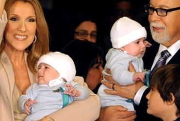 Celine Dion ochrzci�a bli�niaki