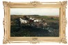 
CENA WYWO�AWCZA 480 000 z� 

olej/p��tno
dublowane, 72 x 120 cm
Alfred Wierusz - Kowalski swoj� edukacj� artystyczn� rozpocz�� w warszawskiej Klasie Rysunkowej, gdzie uczy� od 1865 r. si� pod kierunkiem Rafa�a Hadziewicza, Aleksandra Kami�skiego i Wojciecha Gersona. Studia kontynuowa� w akademii w Dre�nie, dok�d wyjecha� w 1871 r. oraz w Pradze – w 1872 r. 18. X. 1873 r. zapisa� si� do Akademii Monachijskiej (Malschule) i studiowa� pod kierunkiem Aleksandra Wagnera, a w roku 1874 przeni�s� si� do pracowni J�zefa Brandta. Powodzenie jakie w kr�tkim czasie zdoby� na rynku sztuki spowodowa�o, �e osiad� w Monachium na sta�e. Wystawia� w Glaspalast, gdzie na wystawach mi�dzynarodowych w 1883 r. zdoby� medal drugiej, a w 1892 r. pierwszej klasy. By� aktywnym uczestnikiem �ycia polskiej spo�eczno�ci artystycznej przebywaj�cej w Monachium, m. in. wraz z J�zefem Brandtem i W�adys�awem Czach�rskim przewodniczy� towarzystwu wsp�lnej pomocy dla popierania m�odych artyst�w powo�anego przez �rodowisko polskie w 1894 r. W 1890 r. otrzyma� tytu� honorowego cz�onka Akademii Monachijskiej. Monachium opuszcza� rzadko – poza wyjazdami w rodzime strony (ok. 1897 r. kupi� maj�tek Mikorzyn ko�o Konina, w kt�rym przebywa�, gdy przyje�d�a� do kraju); w 1903 r. zwiedzi� p�nocn� Afryk� w poszukiwaniu nowych motyw�w dla swojego malarstwa. Bra� udzia� w licznych wystawach mi�dzynarodowych, przede wszystkim w Monachium, Berlinie i Wiedniu, gdzie w 1894 r. zdoby� z�oty medal. Swoje prace prezentowa� tak�e na wystawach krajowych w TZSP w Warszawie, gdzie zorganizowano wystawy indywidualne artysty w 1892 i 1908 r. oraz w TPSP w Krakowie w latach 1893, 1895- 96 i 1898 – 1900, a tak�e w Salonie Aleksandra Krywulta. Dokonania artystyczne malarza zosta�y spopularyzowane przez ilustrowane czasopisma zamieszczaj�ce drzeworytnicze reprodukcje rysunk�w i obraz�w – pojawia�y si� one od 1894 r. g��wnie w K�osach, Tygodniku ilustrowanym i wielu pismach zagranicznych. Tw�rczo�� malarza zdominowana by�a przez sceny rodzajowe z �ycia polskiej wsi, dwork�w polskich oraz ma�ych miasteczek. Najcz�stszym motywem tych obraz�w by� ko� nieroz��cznie zwi�zany z cz�owiekiem, przedstawiany w wiejskim krajobrazie, najcz�ciej zimowym. Najwi�ksz� popularno�ci� w�r�d publiczno�ci i handlarzy obraz�w cieszy�y si� kompozycje z motywem wilka, przedstawianego w nocnym, zimowym pejza�u, b�d� watach napadaj�cych na konie i podr�nych w saniach, powtarzane w r�nych wariantach i formatach. Cz�ste w dorobku artystycznym Wierusza Kowalskiego s� tak�e sceny my�liwskie. Obrazy malarza znajduj� si� m. in. w Nowej Pinakotece w Monachium, w muzeach w Dre�nie, Kr�lewcu, Antwerpii, Berlinie i w Stanach Zjednoczonych.

