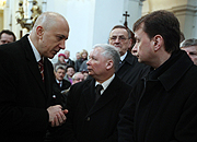 Joachim Brudziński, Jarosław Kaczyński i Mariusz Błaszczak