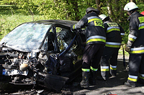Rodzinna tragedia: 28-latek zgin�� jad�c na imieniny taty