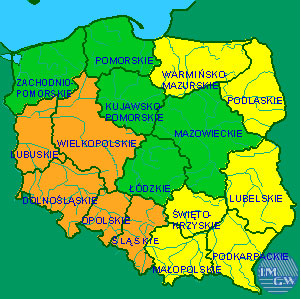 Alarm powodziowy - kolejny front nadci�ga nad Polsk� 