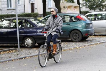 Magda Cielecka wybra�a rower