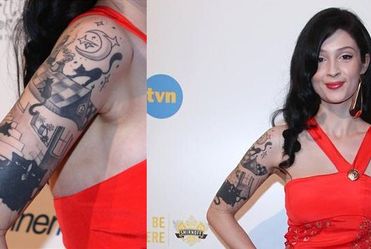 Oto tatua� Anny Matysiak z serialu "Tancerze"