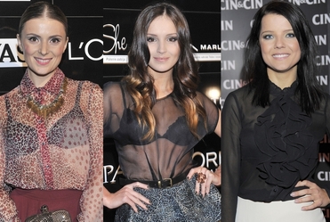 Trendy: Gwiazdy w przezroczystych bluzkach WIDEO