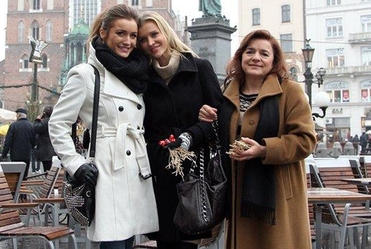 Joanna i Marta Krupa zwiedzi�y Krak�w