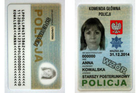 Nowe legitymacje policyjne - sprawd�, jak wygl�daj�