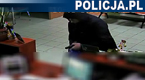 Nagranie z napadu na bank w Bydgoszczy